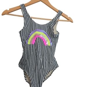 Shade Critters Palm Beach One-Piece Swimsuit | Girls Size 7 | Rainbow